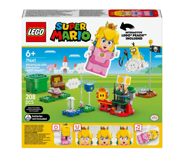 LEGO Super Mario 71441 interaktywna figurka księżniczka Peach - 1266160 - zdjęcie